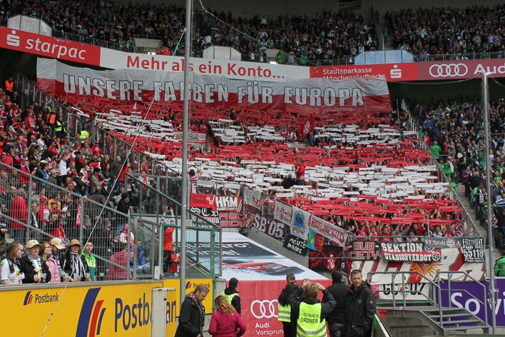 Mainz Choreo in Gladbach - 1. FSV Mainz 05 e.V. | Choreo
