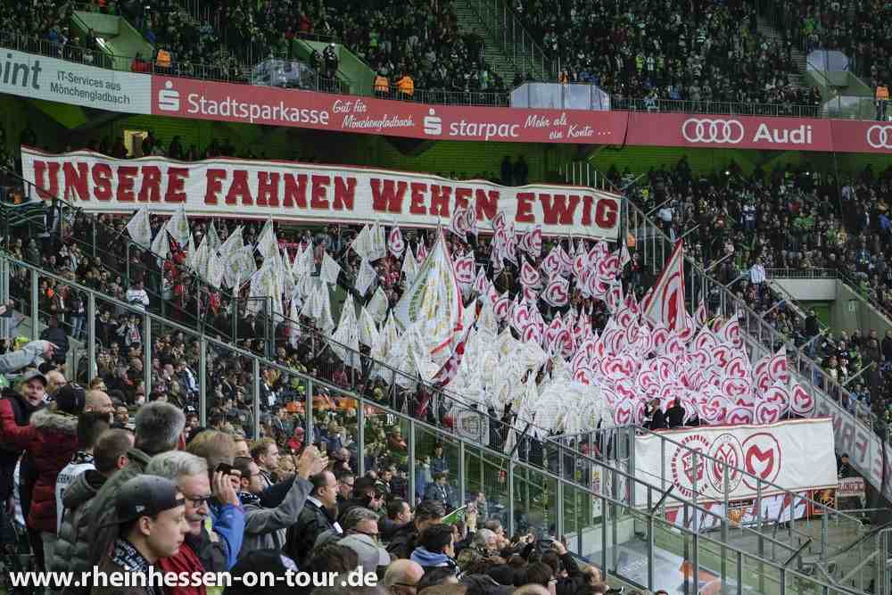 Mainz Choreo in Gladbach - 1. FSV Mainz 05 e.V. | Choreo