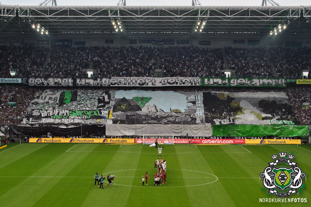 Gladbach Choreo gegen Stuttgart
