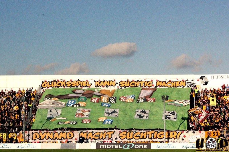 Dynamo Choreo in Unterhaching - SG Dynamo Dresden e.V. | Choreo