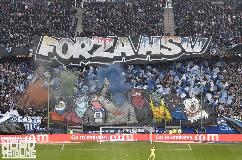 Hamburg Choreo gegen Darmstadt - Hamburger SV | Choreo
