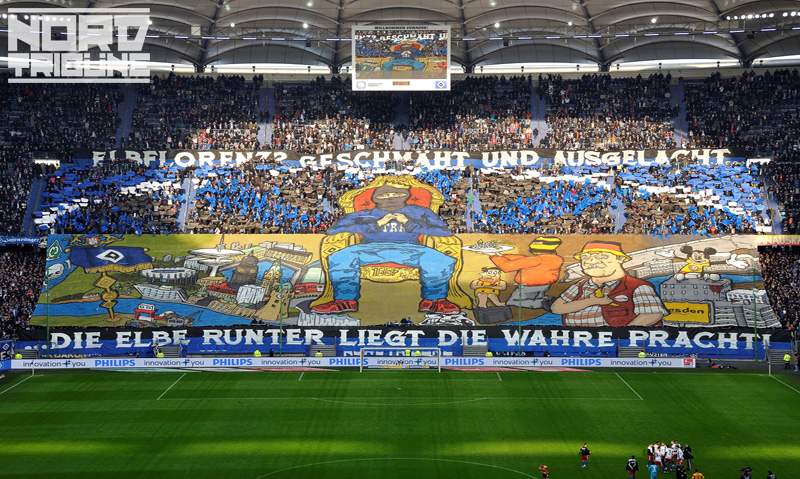Hamburg Choreo gegen Dresden - Hamburger SV | Choreo