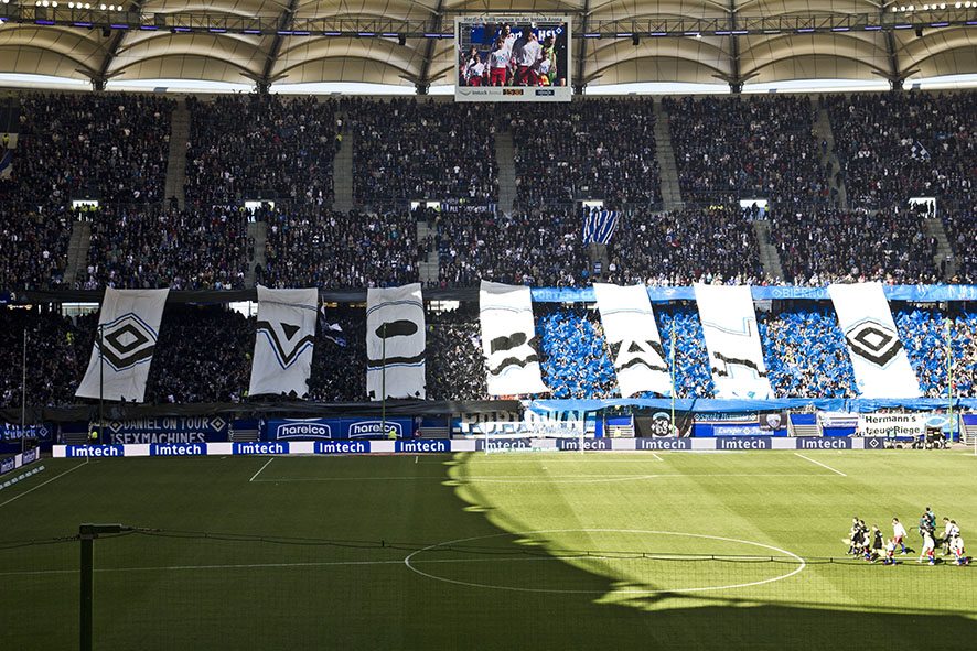 Hamburg Choreo gegen Düsseldorf - Hamburger SV | Choreo - Bild 1