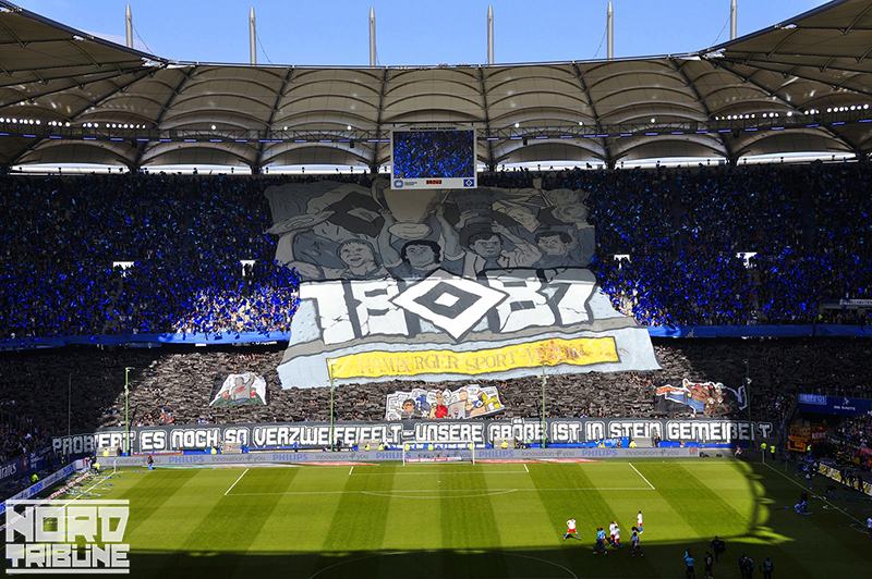 Hamburg Choreo gegen St. Pauli - Hamburger SV | Choreo