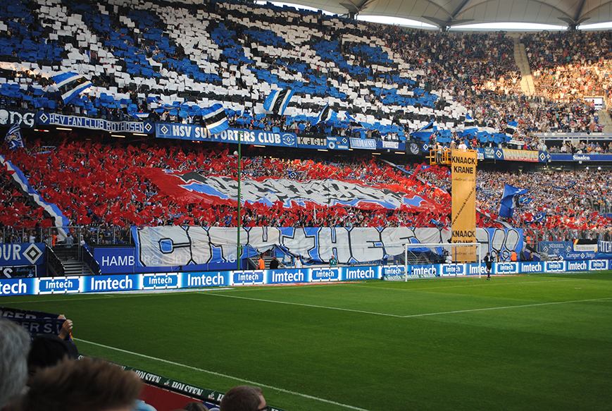 Hamburg Choreo gegen Schalke - Hamburger SV | Choreo