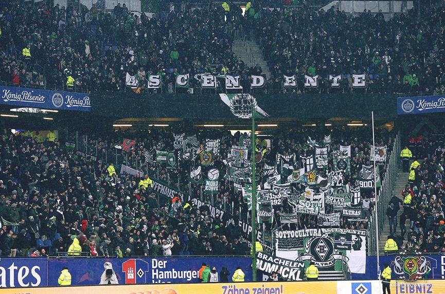 Gladbach Choreo in Hamburg - Borussia Mönchengladbach | Choreo