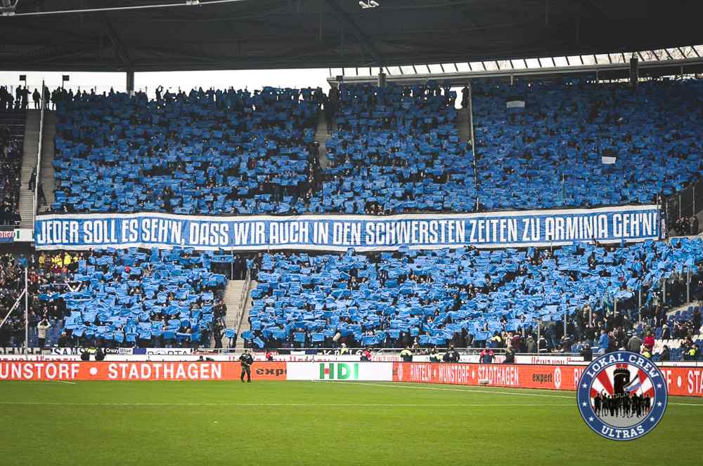 Bielefeld Choreo in Hannover - Arminia Bielefeld | Choreo