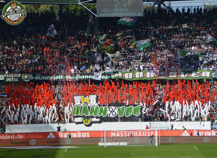 Hannover Choreo gegen Bremen - Hannover 96 | Choreo
