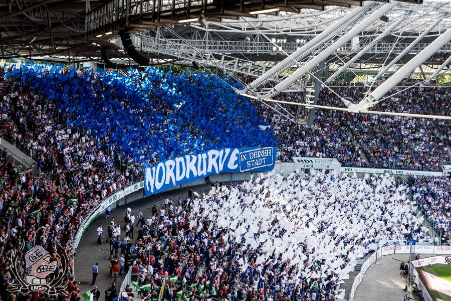 Schalke Choreo in Hannover - FC Schalke 04 e.V. | Choreo