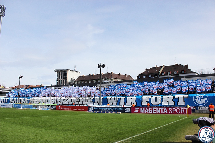 Hansa Choreo bei 1860 München - FC Hansa Rostock | Choreo