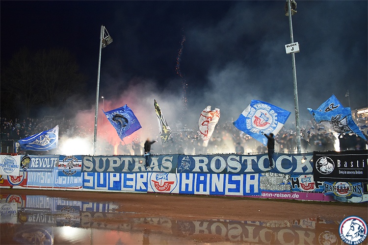Hansa Pyro-Shows in Münster - FC Hansa Rostock | Pyroshow - Bild 2