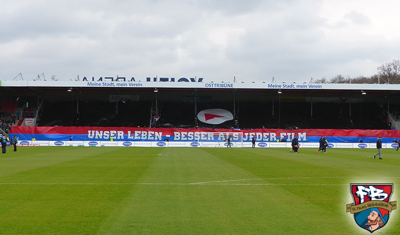 Heidenheim Choreo gegen Bielefeld - 1. FC Heidenheim 1846 e.V. | Choreo - Bild 1