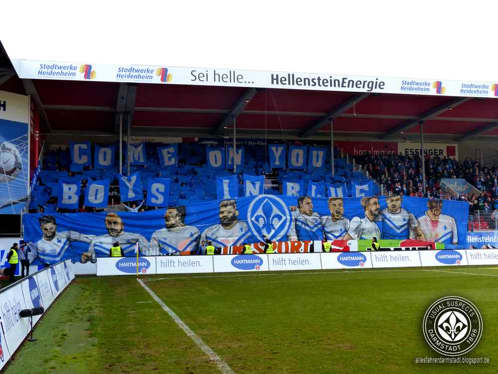 Darmstadt Choreo in Heidenheim - SV Darmstadt 98 e.V. | Choreo