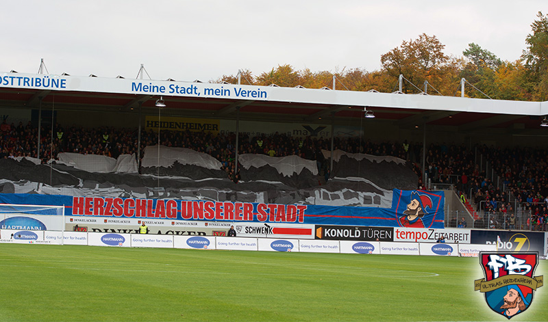 Heidenheim Choreo gegen Dresden - 1. FC Heidenheim 1846 e.V. | Choreo - Bild 2
