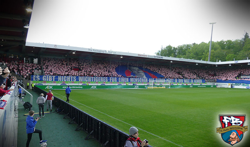Heidenheim Choreo gegen Ingolstadt - 1. FC Heidenheim 1846 e.V. | Choreo - Bild 1