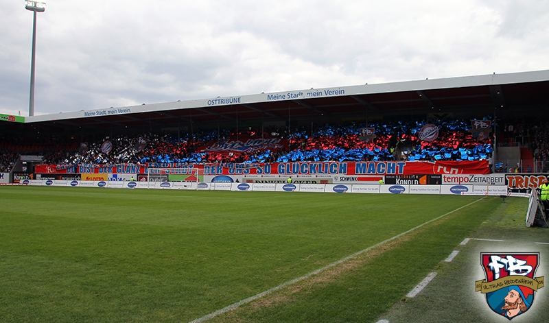 Heidenheim Choreo gegen Karlsruhe - 1. FC Heidenheim 1846 e.V. | Choreo - Bild 2