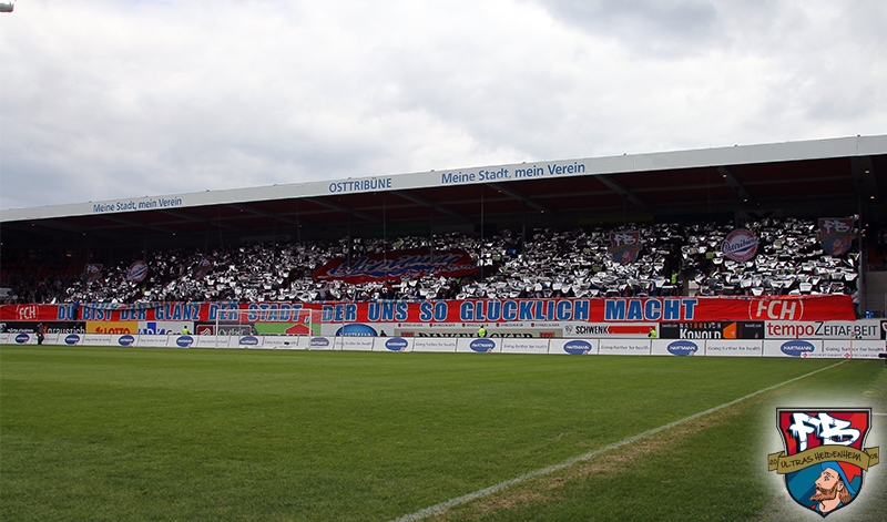 Heidenheim Choreo gegen Karlsruhe - 1. FC Heidenheim 1846 e.V. | Choreo - Bild 1