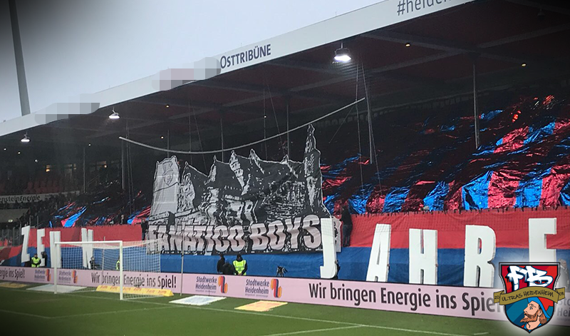 Heidenheim Choreo gegen Paderborn - 1. FC Heidenheim 1846 e.V. | Choreo - Bild 2