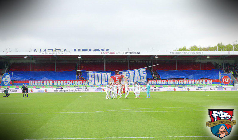 Heidenheim Choreo gegen Sandhausen - 1. FC Heidenheim 1846 e.V. | Choreo