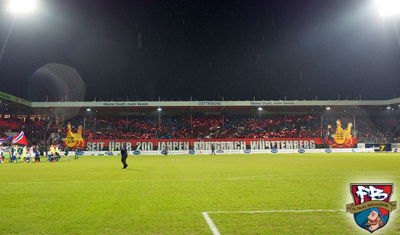 Heidenheim Choreo gegen Stuttgart - 1. FC Heidenheim 1846 e.V. | Choreo - Bild 1