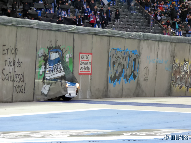 Hertha Choreo gegen Leipzig - Hertha BSC | Choreo - Bild 2