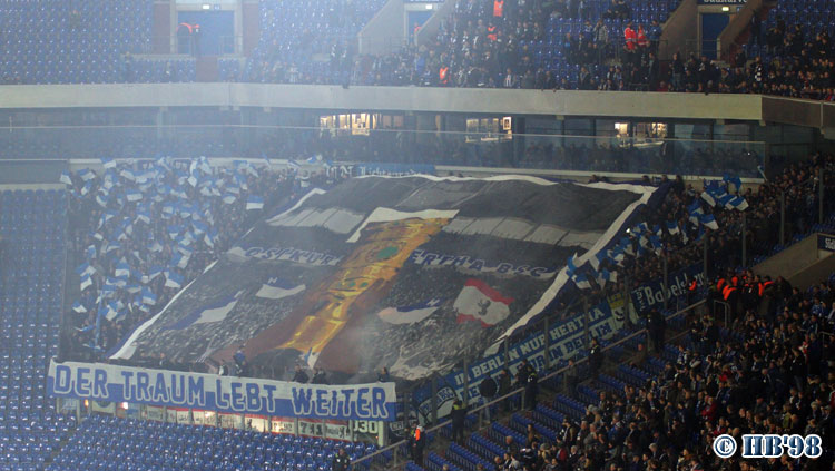 Hertha Choreo auf Schalke - Hertha BSC | Choreo