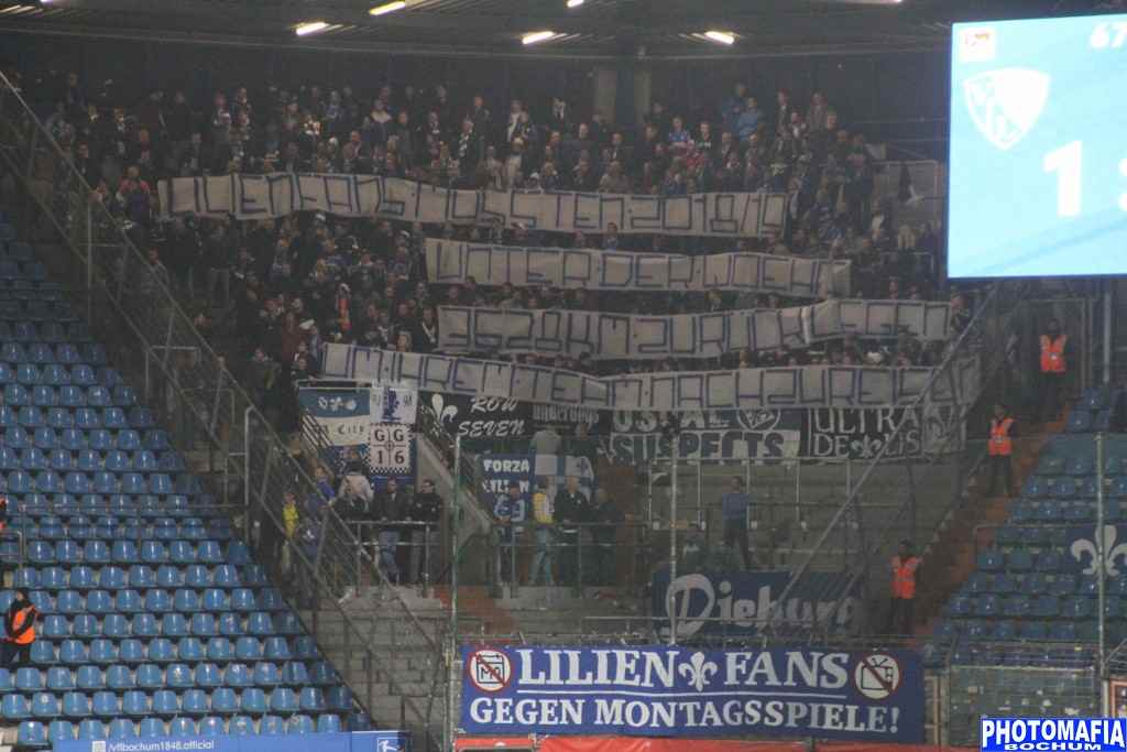 "Lilienfans mussten reisen!" - SV Darmstadt 98 e.V. | Spruchband