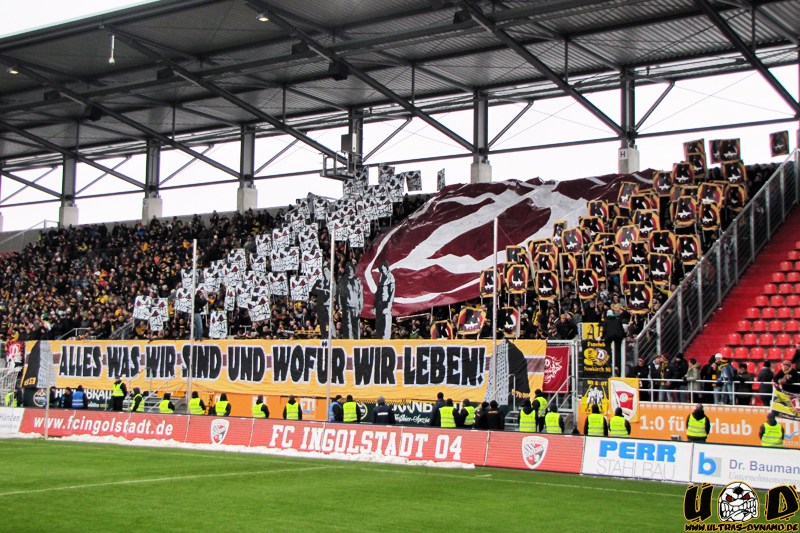 Dynamo Choreo in Ingolstadt - SG Dynamo Dresden e.V. | Choreo - Bild 2