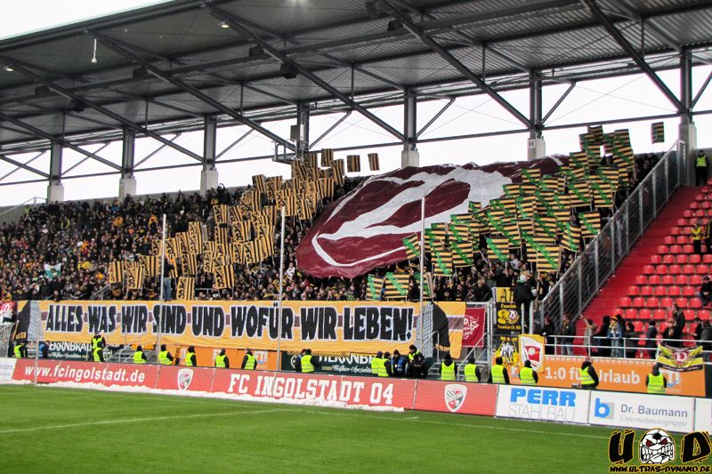 Dynamo Choreo in Ingolstadt - SG Dynamo Dresden e.V. | Choreo - Bild 1
