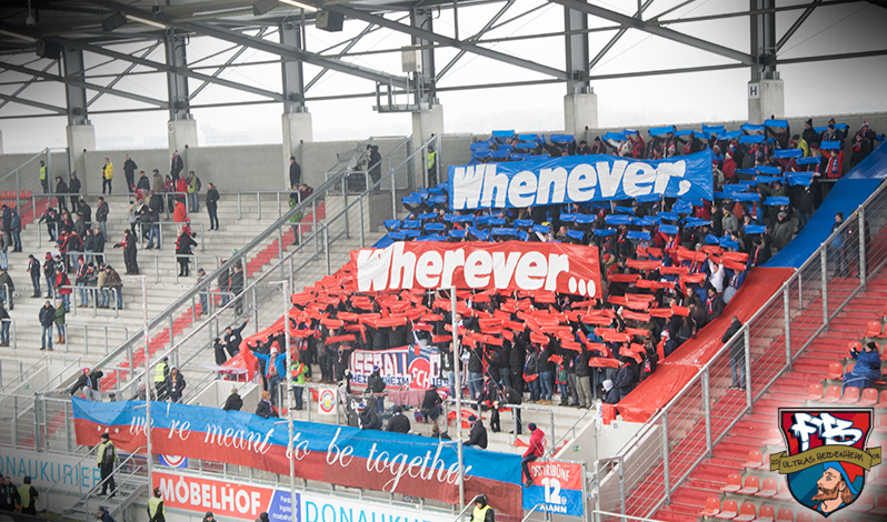 Heidenheim Choreo in Ingolstadt - 1. FC Heidenheim 1846 e.V. | Choreo