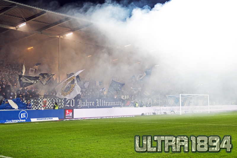 Karlsruhe zündet zu Hause gegen Regensburg - Karlsruher SC | Pyroshow