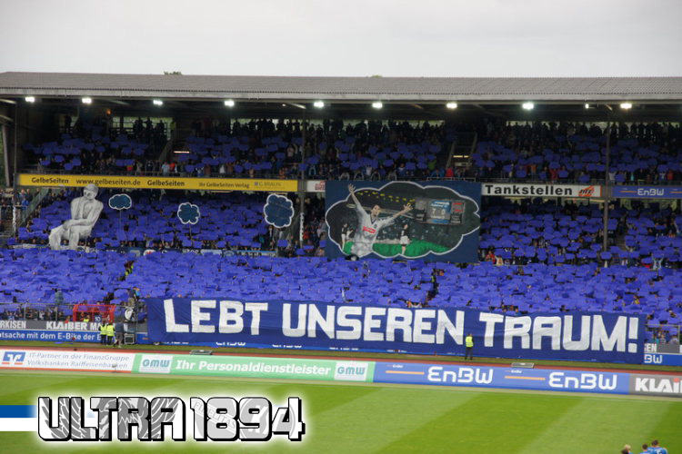 Karlsruhe Choreo gegen Duisburg - Karlsruher SC | Choreo