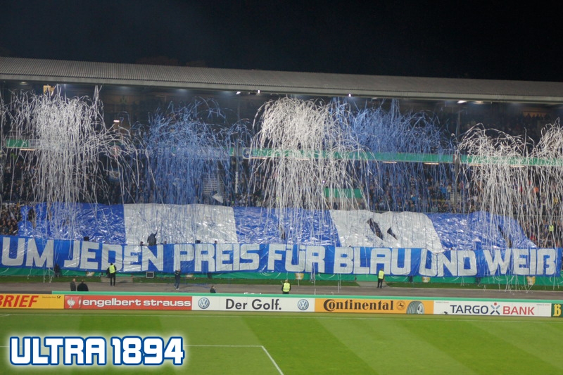 Karlsruhe Choreo gegen Duisburg - Karlsruher SC | Choreo