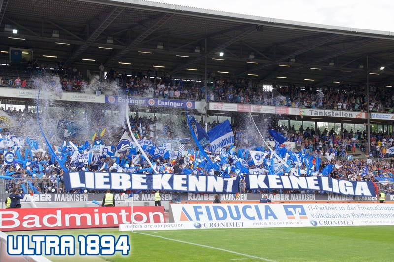 Karlsruhe Choreo gegen Halle - Karlsruher SC | Choreo
