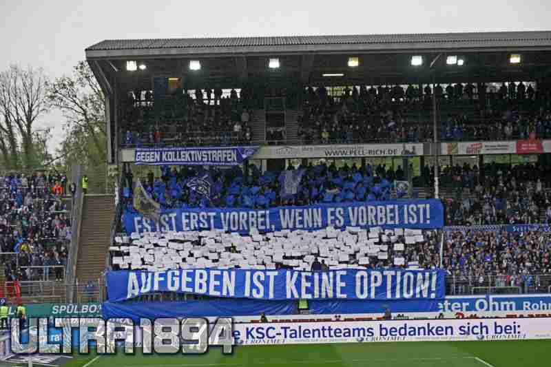 Karlsruhe Choreo gegen Heidenheim - Karlsruher SC | Choreo