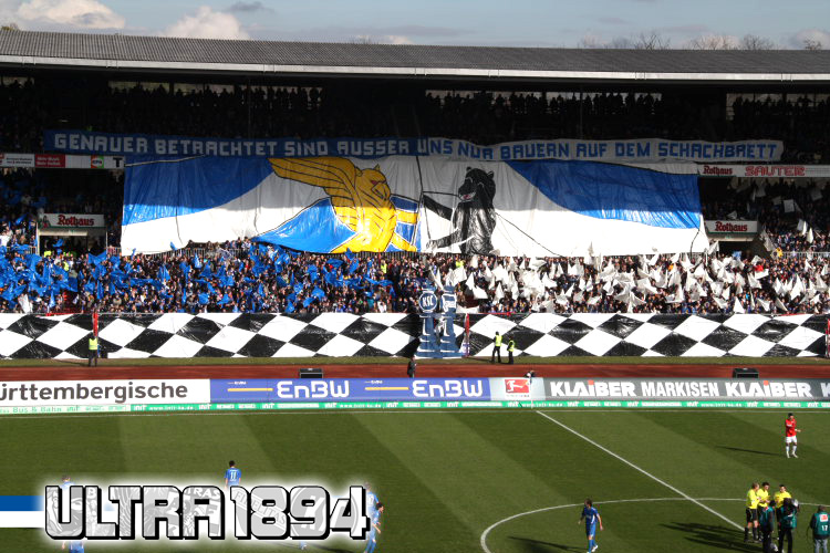 Karlsruhe Choreo gegen Hertha - Karlsruher SC | Choreo