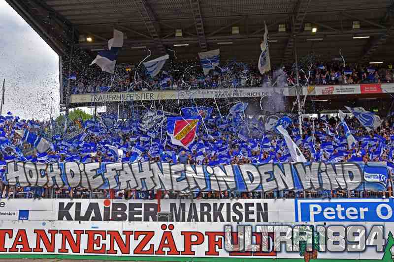 Karlsruhe Choreo gegen Paderborn - Karlsruher SC | Choreo