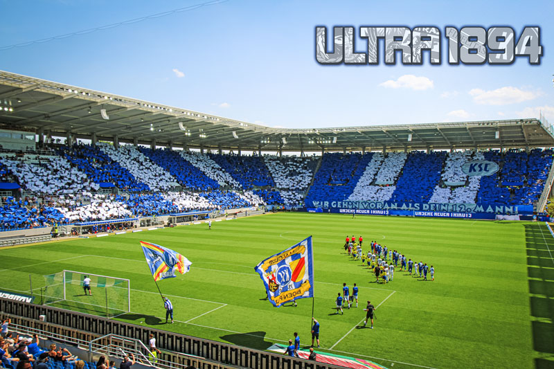 Karlsruhe Choreo gegen Magdeburg - Karlsruher SC | Choreo