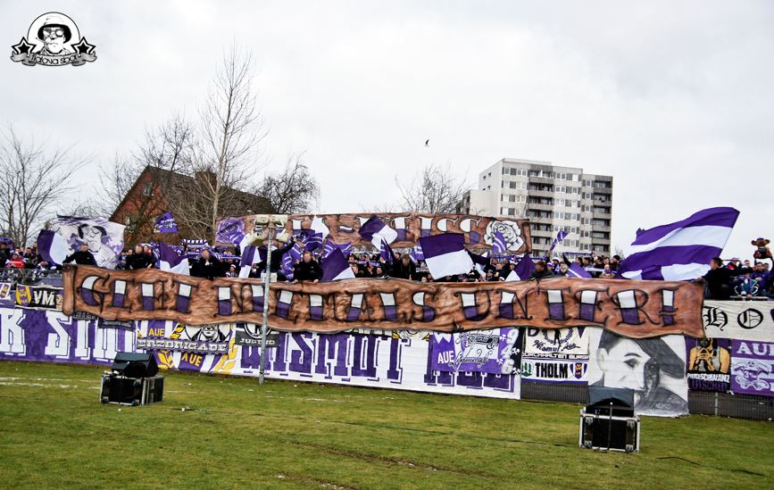 Erzgebirge Aue Choreo in Kiel - FC Erzgebirge Aue e.V. | Choreo