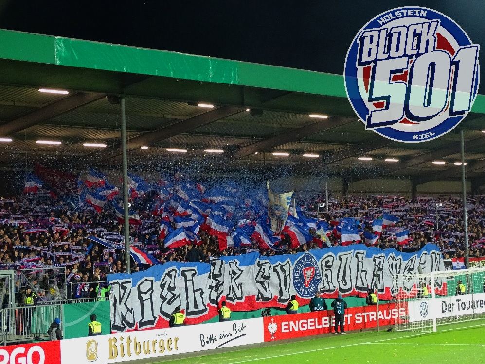 Holstein Kiel Choreo gegen Freiburg - Kieler SV Holstein von 1900 e.V. | Choreo