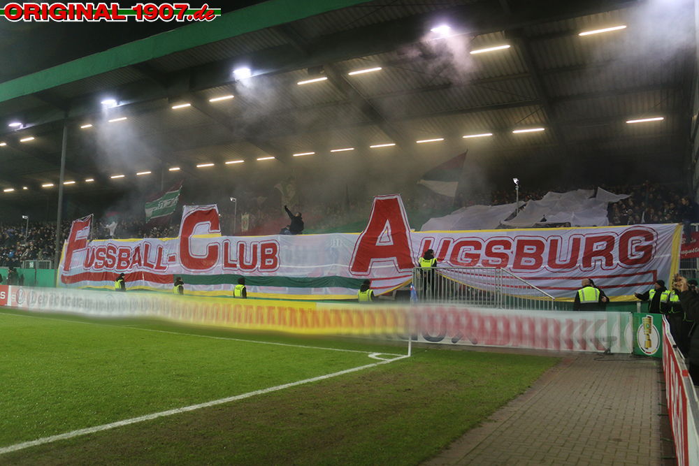 Augsburg Choreo in Kiel - FC Augsburg | Choreo
