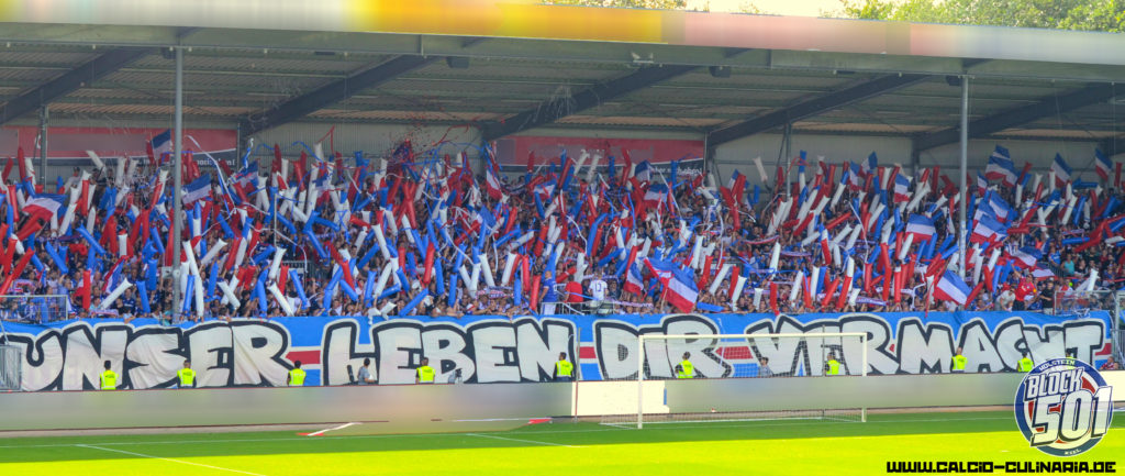 Holstein Kiel Choreo gegen Sandhausen - Kieler SV Holstein von 1900 e.V. | Choreo