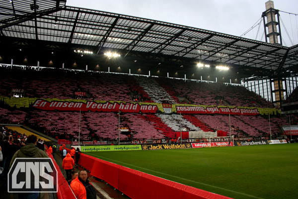 Köln Choreo gegen Gladbach