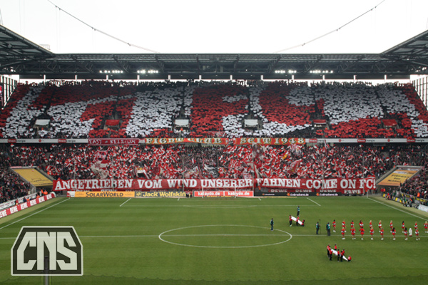 Köln Choreo gegen Leverkusen