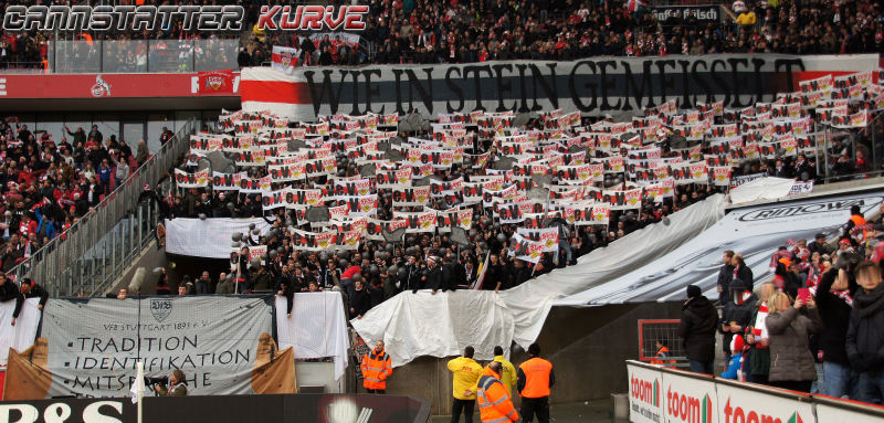 VfB Choreo in Köln - VfB Stuttgart | Choreo