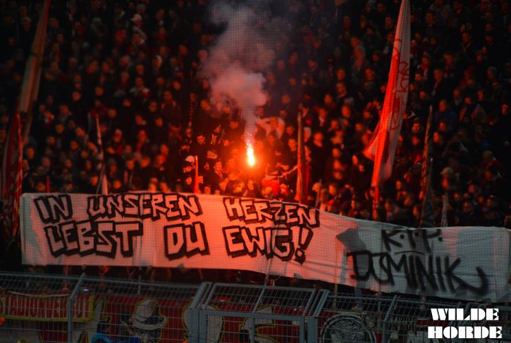Gedenk-Fackel für Wilde Horde Mitglied - 1. FC Köln | Pyroshow