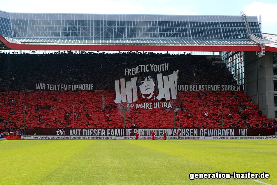Kaiserslautern Choreo gegen Nürnberg - 1. FC Kaiserslautern | Choreo
