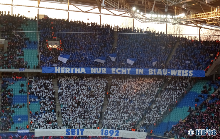 Hertha Choreo in Leipzig - Hertha BSC | Choreo