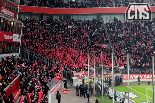 Köln Choreo in Leverkusen