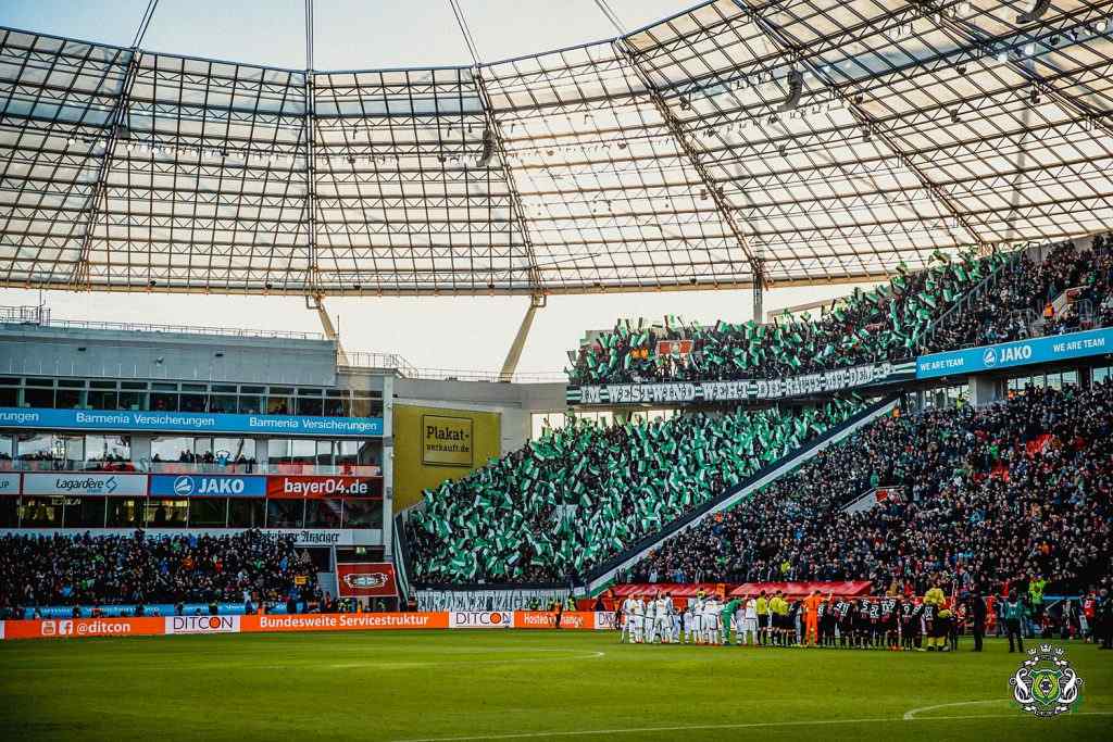 Gladbach Choreo in Leverkusen - Borussia Mönchengladbach | Choreo
